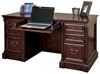 Picture of Rich Veneer 60" Double Pedestal Office Desk Workstation