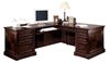 Picture of Rich Veneer L Shape Office Desk Workstation, Left Hand Facing
