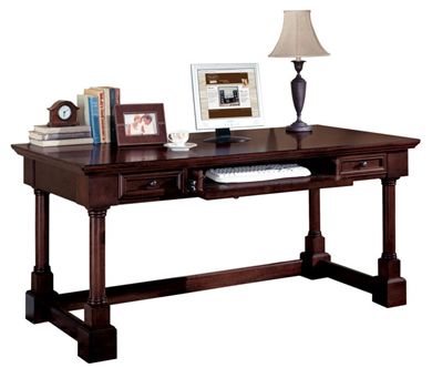 Picture of Rich Veneer 66" Writing Table Station