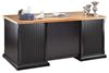 Picture of Hardwood 68"W Double Pedestal Office Desk Workstation