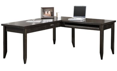 Picture of Modern Wood L Shape Office Desk Writing Table