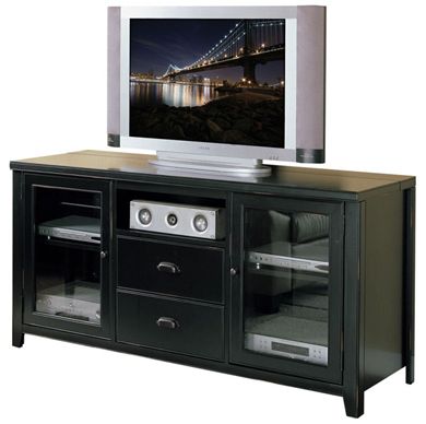 Picture of Modern Wood Storage Console TV Cabinet