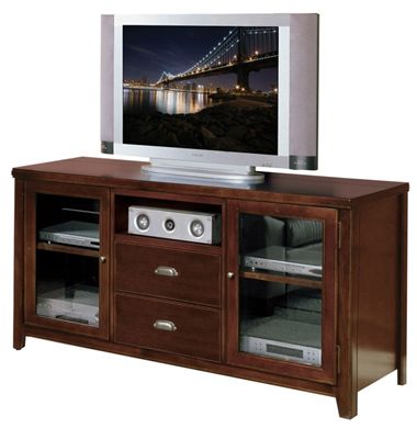 Picture of Modern Wood Storage Console TV Cabinet
