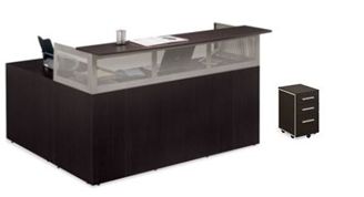 Picture of Sleek Contemporary 72" Reception Desk with Right Return