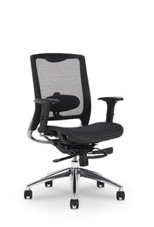 Picture of All Mesh High Back Office Task Chair with Adjustable Lumbar Support