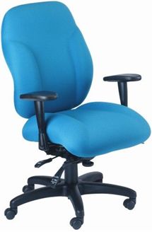 Picture of Heavy Duty High Back Office Task Swivel Chair with Curve Seat