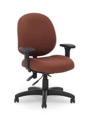 Picture of Contour Seat Office Task Swivel Arm Chair