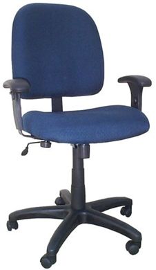 Picture of Office Task Swivel Arm Chair with Adjustable Back