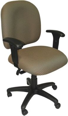 Picture of Office Task Swivel Arm Chair with Adjustable Back