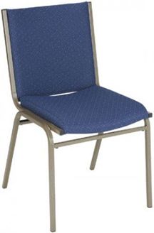 Picture of Metal Frame Stack Chair with Padded Seat