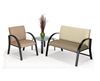 Picture of Contemporary Heavy Duty Reception Chair with Matching 2 Person Loveseat 