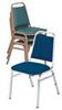 Picture of Metal Frame Armless  Stack Chair with Padded Seat