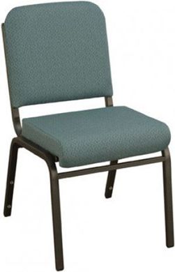 Picture of Metal Frame Armless Stack Chair with Padded Seat