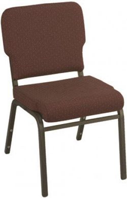 Picture of Heavy Duty Armless Church Stack Ganging Chair with 2” Upholstered Seat