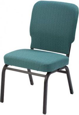 Picture of Heavy Duty Armless Church Stack Ganging Chair with 3.5” Upholstered Seat