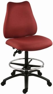 Picture of Multi Function 350 LBS Footring Drafting Armless Stool Chair