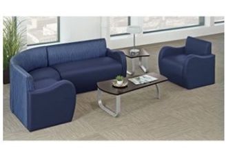 Picture of Modular Tandem Reception Lounge Bench Seating with Matching Arm Chair