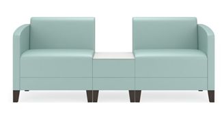 Picture of Contemporary Reception Lounge Modular 2 Seat Chair with Connecting Table