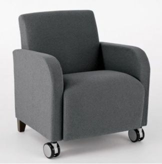 Picture of Heavy Duty Reception Lounge Mobile Club Chair Sofa, 400 LBS.