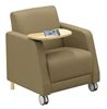 Picture of Heavy Duty Reception Lounge Mobile Tablet Arm Club Chair Sofa, 400 LBS.