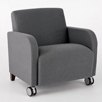 Picture of Heavy Duty Reception Lounge Mobile Bariatric Club Chair Sofa, 500 LBS.