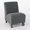 Picture of Heavy Duty Reception Lounge Armless Mobile Club Chair Sofa, 400 LBS.