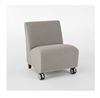 Picture of Heavy Duty Reception Lounge Bariatric Armless Mobile Club Chair Sofa, 500 LBS.