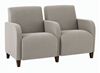 Picture of Heavy Duty Reception Lounge 2 Chair Tandem Seating with Arms