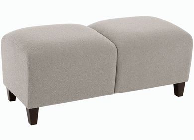 Picture of Heavy Duty 2 Seat Lounge Tandem Modular Loveseat Backless Bench