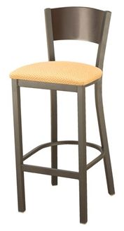 Picture of Heavy Duty Café Bar Stool With Metal Frame 