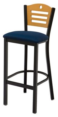 Picture of Heavy Duty Café Bar Stool With Metal Frame 