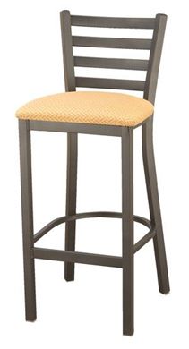 Picture of Café Metal Frame Armless Barstool Chair, 400 LBS.