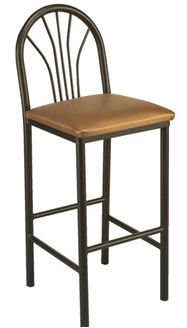 Picture of Heavy Duty Café Bar Stool With Metal Frame 