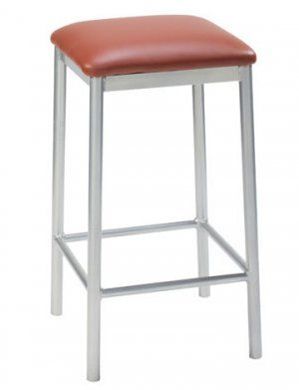 Picture of Café Metal Frame Armless Barstool , 400 LBS.