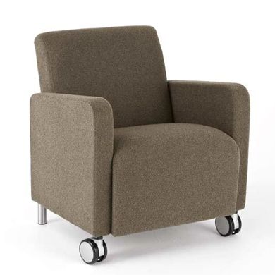 Picture of Reception Lounge Heavy Duty Mobile Club Chair Sofa, 400 LBS.