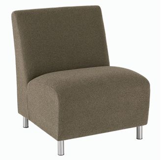 Picture of Reception Lounge Heavy Duty Modular Bariatric Armless Club Chair, 500 LBS.
