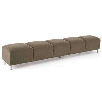 Picture of Reception Lounge Heavy Duty 5 Seat Backless Bench