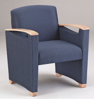 Picture of Open Arm Reception Lounge Modular Chair, 400 LBS.