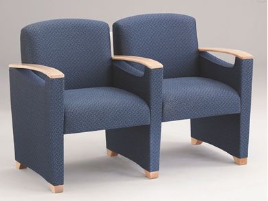 Picture of Open Arm Reception Lounge 2 Seat Modular Tandem Seating