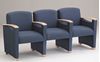 Picture of Open Arm Reception Lounge 3 Seat Modular Tandem Seating