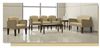 Picture of Wood Cap Reception Lounge 5 Chair Modular Tandem Seating