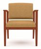 Picture of A Reception Lounge Oversized Wood Open Arm Guest Chair, 400 LBS.