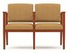 Picture of A Reception Lounge 2 Chair Modular Tandem Seating with Outer Arms