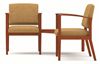 Picture of A Reception Lounge 2 Chair Tandem Seating with Corner Connecting Table