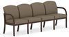 Picture of . Reception Lounge Transitional 4 Seat Modular Tandem Seating