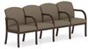 Picture of . Reception Lounge Transitional 4 Seat Modular Tandem Seating with Arms
