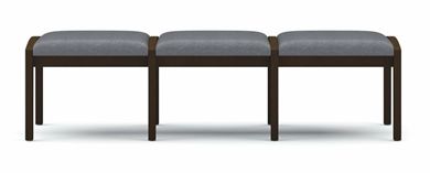 Picture of Open Back Reception Lounge Backless 3 Seat Bench