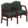 Picture of Traditional Reception Lounge 2 Chair Modular Tandem Seating with Arms