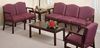 Picture of Traditional Reception Lounge 2 Chair Modular Tandem Seating with Arms