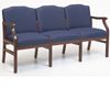 Picture of - Reception Lounge Traditional 3 Chair Modular Tandem Seating
